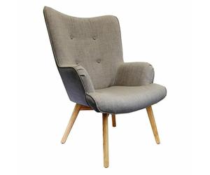 Beldeko Fauteuil relax scandinave - Gris