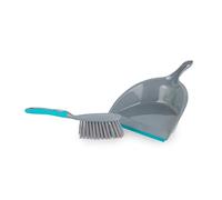 Beldray Anti-Bac Ensemble Balayette et Pelle - Nettoyage sans Rayure, Balai à Main avec Pelle, Poils Doux Traitement Phosphate d'argent, Ramasse Poussière, Poils d'animaux, Miettes & Saleté