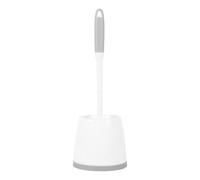 Beldray Brosse de Toilette Antibactérienne - Brosse WC avec Support, Poils Durables Traités Anti-Bactéries, Support de Brosse Sécurisé, Nettoyage Hygiénique Facile, Accessoire Salle de Bain