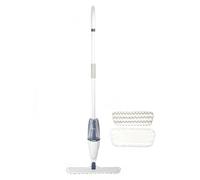 Beldray Deep Clean Balai pulvérisateur 2 en 1 - Balai Plat XL avec déclencheur de pulvérisation, 2 tampons en Microfibre lavables en Machine pour frotter, Nettoyer, dépoussiérer et polir, capacité de