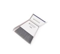 Beldray Ensemble de Ramassette 2 en 1 pour Plan de Travail - Mini Ramassette et Balayette, Compact, Raclette pour Liquides, Brosse pour Saletés et Miettes, Cuisines, Claviers, Gris