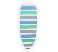 Beldray Housse Universelle pour Planche à Repasser- Réglable, 110-126 cm, Cordon élastique, Fermeture à Bascule, réfléchissant la Chaleur, sous-Couche épaisse en Feutre, imprimé Paume, LA033491FEU7