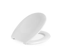 Beldray LA030252UFEU7 AntiBac Abattant WC, Siège et Couvercle de Toilette en Duroplastique, Traité avec Protection Antibactérienne, Fermeture en Douceur, Pour Plupart des Toilettes de Taille Standard