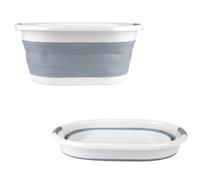 Beldray Panière à Linge Pliable 27L Léger, Corbeille à Linge avec Poignées en Plastique Durables, Design Compact et Portable, Parfait pour Rangement Maison, Salle de Bain ou Buanderie