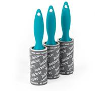 Beldray Pet Plus+ Lot de 3 Rouleaux Anti-Peluches et Anti-Poils pour Vêtements, 60 Feuilles Adhésives par Rouleau, Lint Roller, Portable, Élimine Facilement Les Poils d'Animaux, LA074416EU