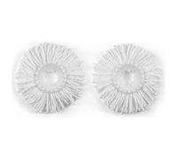 Beldray recharges Balai essoreur Anti Bac, Lot de 2 têtes de Rechange | Tête microfibre franges, antibactérienne, carrelage, stratifié, vinyle, bois vitrifié, facile à fixer, réutilisable