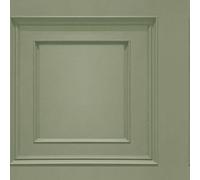 Belgravia Decor - Papier peint panneau Oliana - Vert sauge - Effet 3D - Finition mate lisse - Mur d'accent ou décoration de pièce entière