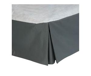 Belhome Cache sommier Gris Anthracite 90x200cm - Opaline 224
