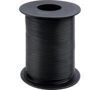 Fil de câblage Donau Elektronik 119-11 1 x 0.14 mm² noir 100 m