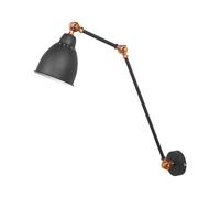 Beliani - Applique Murale - Missipi - E27 Max 40W - en Métal, Gris Graphite et C