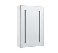 Beliani - Armoire de Toilette - Cameron - avec Miroir LED, 40 x 60 cm, en Contre
