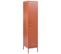 Beliani Armoire Moderne en Métal avec 5 Étagères Meuble de Rangement Marron Doré Frome