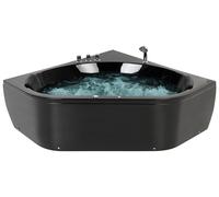 Baignoire d'Angle Hydromassante Acrylique 140 cm LED