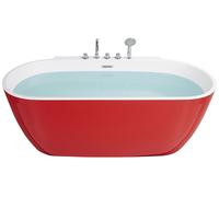 Beliani - Baignoire Ilot - Rotso - 170 cm, en Acrylique Sanitaire, Blanc