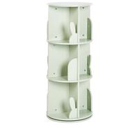 Beliani Bibliothèque Rotative à 3 Niveaux en MDF en Forme de Lapin Chambre Enfant Vert Clair Caney