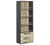 Beliani - Bibliothèque - Salter - en Panneau de Particules de Bois et Métal, Boi