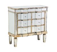 Beliani - Buffet miroir de 6 tiroirs MOZELA