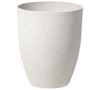 Beliani - Cache-pot - Croton - 35 cm, en Polyrésine, Blanc Cassé