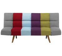 Beliani - Canapé Clic-Clac - Ingaro - Tissu, Multicolore