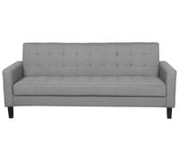 Beliani - Canapé-lit - Vehkoo - Tissu, Gris Clair