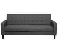 Beliani - Canapé-lit - Vehkoo - Tissu, Gris Foncé
