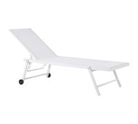 Beliani Chaise longue Blanc PORTOFINO