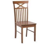 Beliani Chaises de Salle à Manger Noir Bois d'Hévéa et Cuisine (Lot de 2)