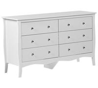 Commode blanche 6 tiroirs WINCHESTER