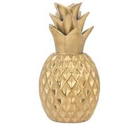 Beliani Décoration d'Intérieur en Forme d'Ananas Doré adapté au Meuble Design Moderne et apporte Une Touche Fantaisiste 23 cm de Hauteur