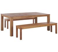 Beliani - Ensemble de Repas de Jardin 6 Places avec Table et 2 Bancs - Monsano -