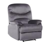 Beliani - Fauteuil Inclinable - Eslov - En Velours, Gris