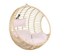 Beliani - Fauteuil Suspendu - Aspio - en Rotin, Beige