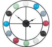 BELIANI Horloge murale en fer coloré sans chiffres Ø 56 cm design moderne