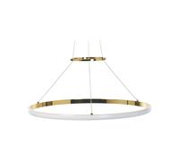 Beliani - Lampe Suspendue avec Lumière LED - Tano - en Aluminium et Acier, Dor