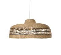 Beliani Lampe Suspendue Bohème Abat-Jour en Jonc de Mer Naturel Cuvo