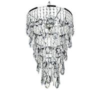 Beliani - Lampe Suspension - Entwash - E27 Max 40W, en Acier, Argenté
