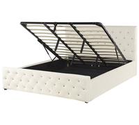 Beliani - Lit Double avec Coffre de Rangement - Amiens - 180 x 200 cm, en Velour