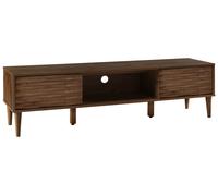 Beliani - Meuble TV - Kayan - En MDF, Bois Foncé
