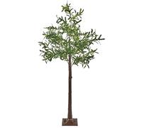 BELIANI Outdoor Sapin de Noël vert avec lumières LED 180 cm pour jardin extérieur Indoor Décoration de Noël