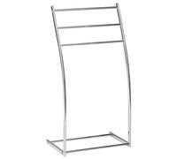 Beliani - Porte Serviettes sur Pied - Ambil - 3 Barres, en Acier, Argent Chromé