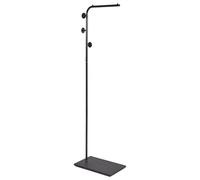 Beliani Porte-Vêtements Moderne Rangement sur Rail en Acier Noir Cozad