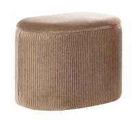 Pouf de Style Glamour avec Espace de Rangement Pratique 41 cm Richland