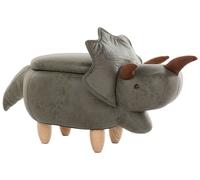 Beliani - Pouf pour Enfant - Triceratops - Polyester, Vert Foncé