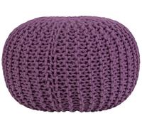 Beliani - Pouf violet 50 x 35 cm CONRAD