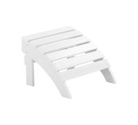 Beliani - Repose-pied pour Fauteuil Bas - Adirondack - en Bois Synthétique, Blan
