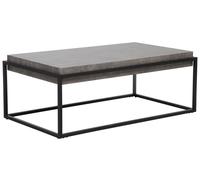Beliani - Table Basse - Altos - 104x61cm, en MDF et Métal, Gris et Noir