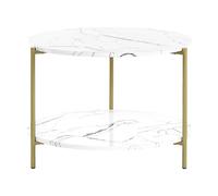 Beliani Table Basse Reva Blanc