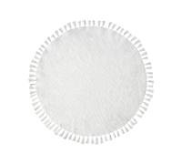 Beliani Tapis en Coton 120 cm Chambre d'enfant Forme Ronde Gris Mitsobi