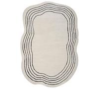 Beliani Tapis en Viscose Moderne Fait Main 200 x 300 cm Beige Ramzan