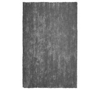 Beliani Tapis Poils Longs Gris Foncé en Polyester et Coton pour Chambre ou Salon au Style Moderne 200 x 300 cm
